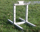 Wipvoet verstelbaar aluminium